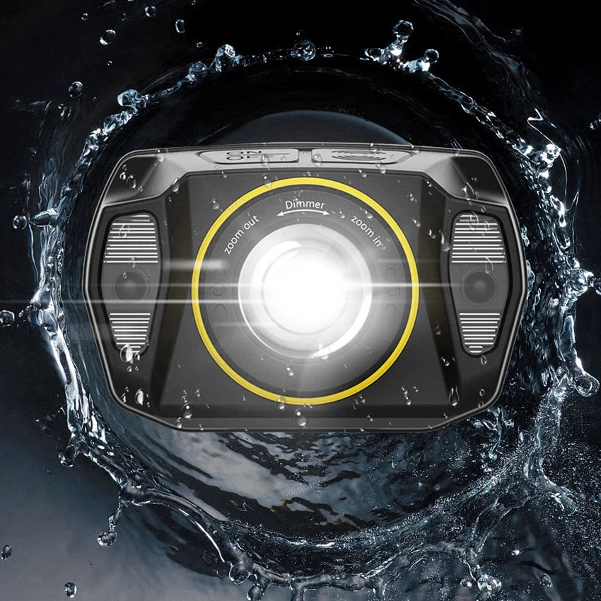 Lampe de sauna à LED aste Xaf +, 400 lumens, batterie 1200 mAh, légère, étanche, rotative, zoomable, 5 modes
