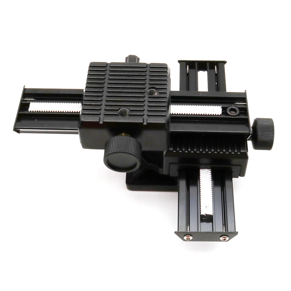 4-Way Macro Focusing Rail Slider Close-up Shooting Guider High Quality Aluminum Alloy + Plastic