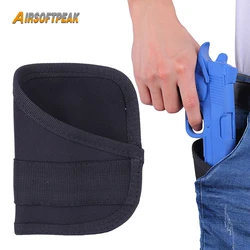 Tactical Concealed Gun Holster Pocket  Right/Left Hand Handgun Holder Bag Padded Hidden Pistol Holster Hunting Accessories