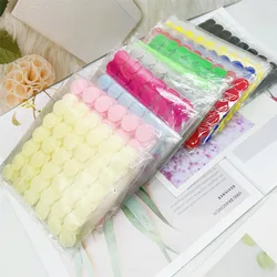 102Pairs 15mm Color Adhesive Fastener Tape Dots Hooks And Loops Magic Sticker Round Strong  Self Adhesive Dual Lock Tape