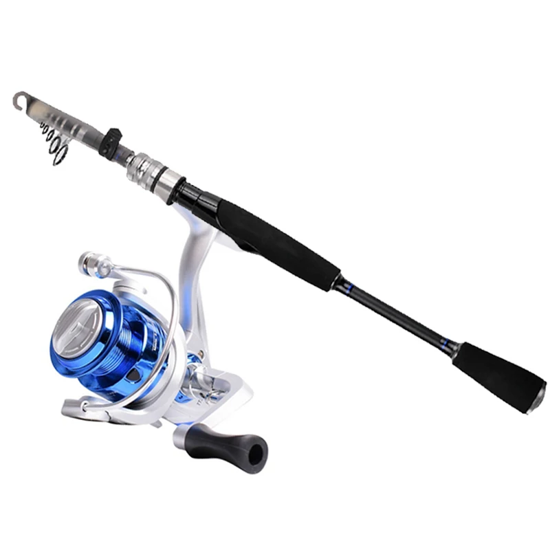 

Mavllos Telescopic Fishing Rod Reel Combo 1.98m 2.28m 2.58m Spinning Rod Spinning Fishing Reel Set Kit for Beginner