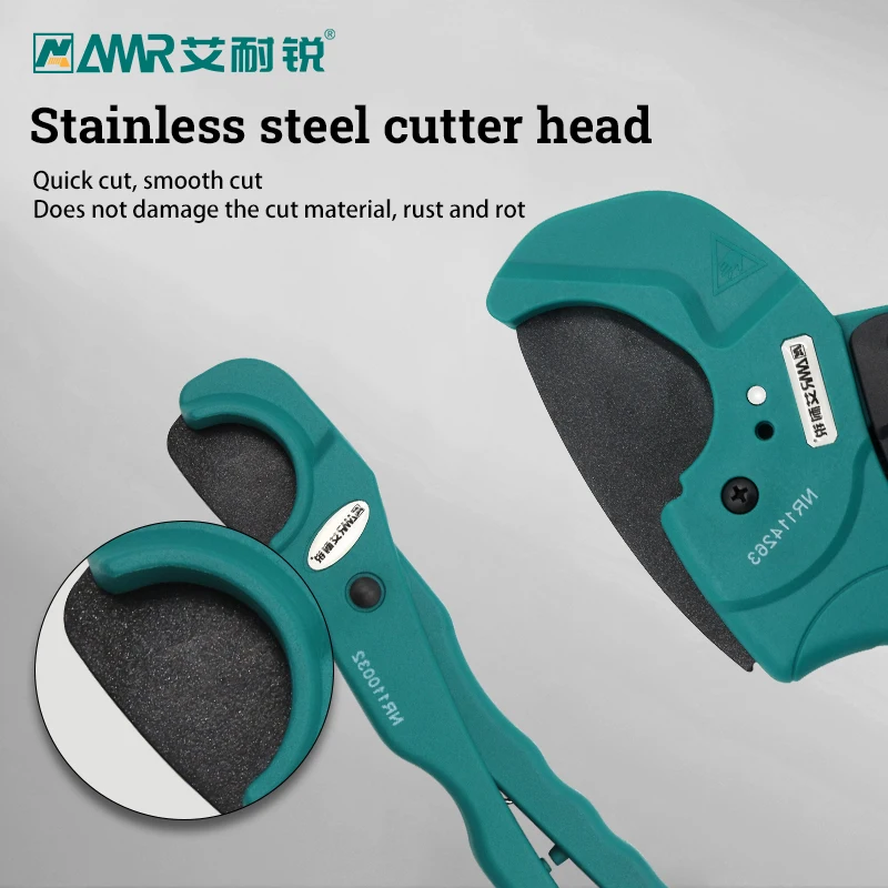 Pipe Cutter Scissors Pipe Cutter Pipe Hose Cuts PP, PVC, ABS, PE, Vinyl and Rubber Tubing and Pipes Manual Hand Tool