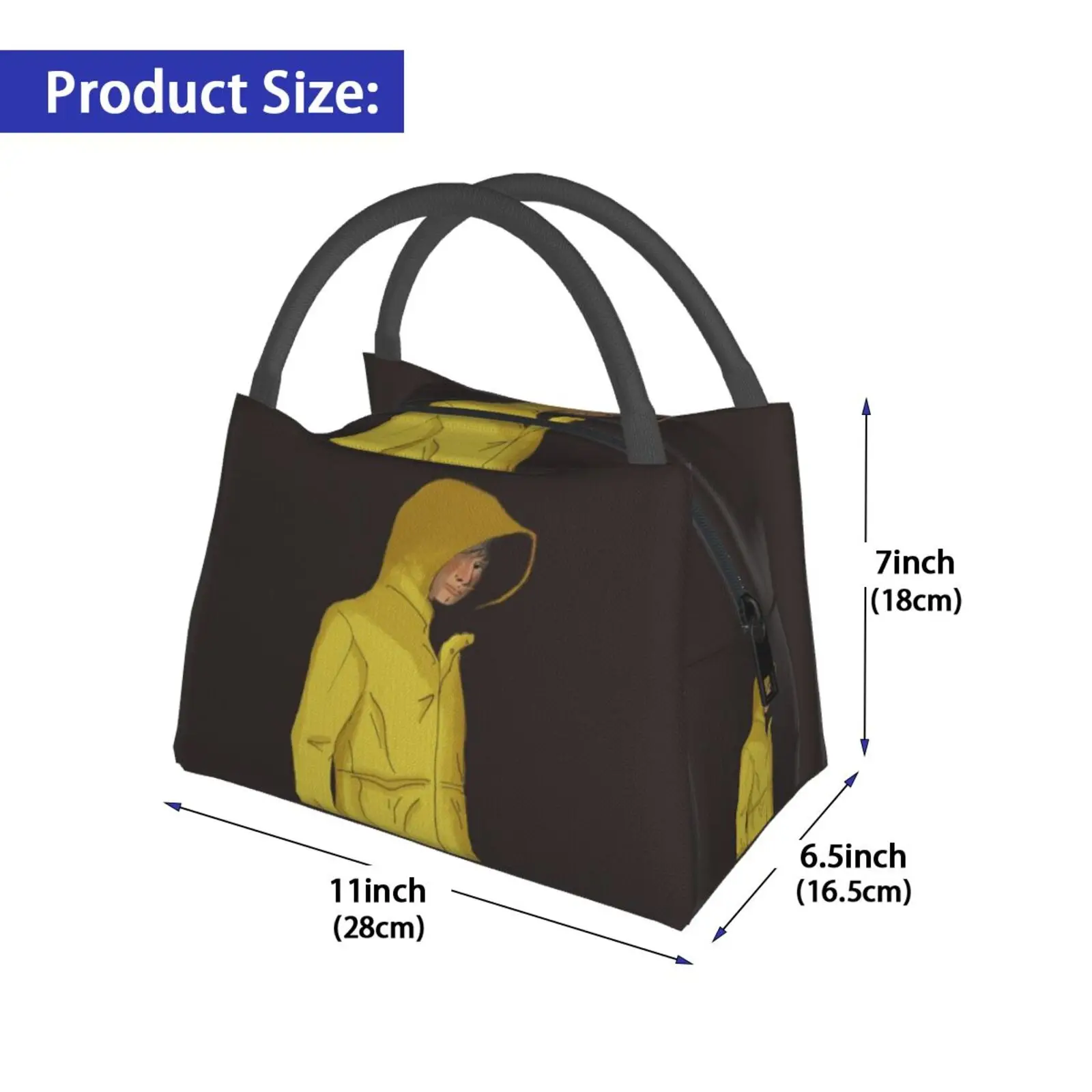 Cooler Lunch Bag Picnic Bag Past , Present And Future Futere Past Present Dark Travel Viajes Pasado Presente