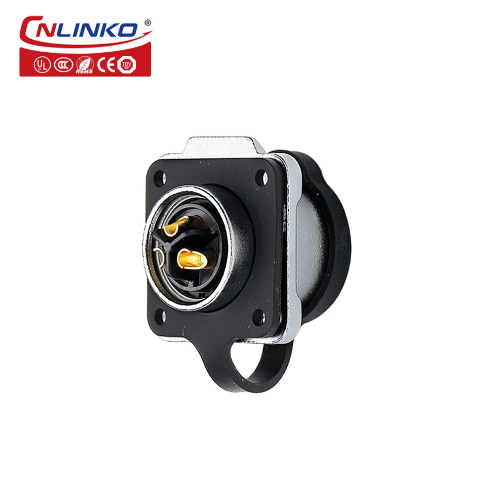 CNLINKO M20 Connector 2 3 4 5 7 9 12 Pin 500V High Voltage Waterproof Connector Plug Socket Industrial Power Cable Connectors