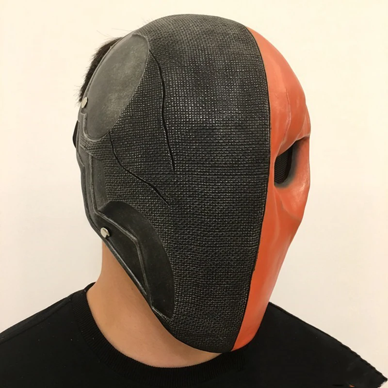 Deathstroke Helmet Halloween Arrow Season Deathstroke Full Face Masquerade Cosplay Costume Props Terminator Resin Helmet Masks