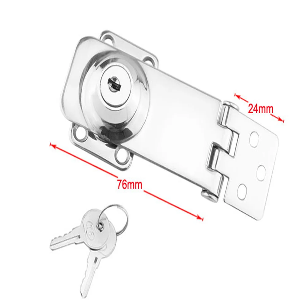 Marine Boat Stainless Steel 304 Locking Hasp Safety Lock Hatch Cabinet Door Cabin Deck Locker Hatch Latch yacht accessories