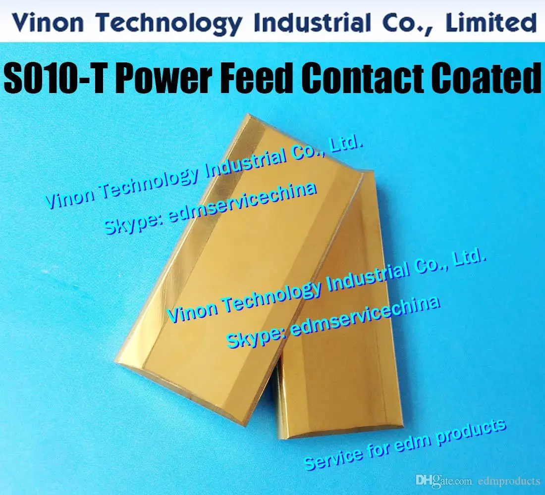 S010-T Power Feed Contact 87-3 (Titanium Coated) 4.8x40x20mm 3085936,3080972,3084592,118269, MW410765A Conductivity Piece GTI-05