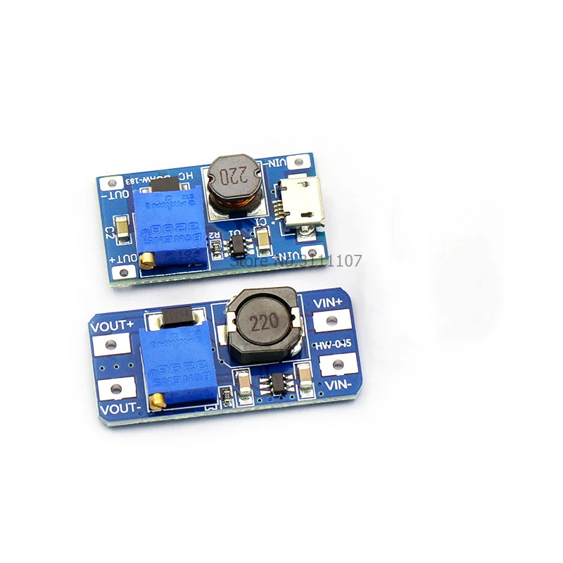 MT3608 DC-DC Step Up Converter Booster Power Supply Module Boost Step-up Board MAX output 28V 2A for arduino diy kit