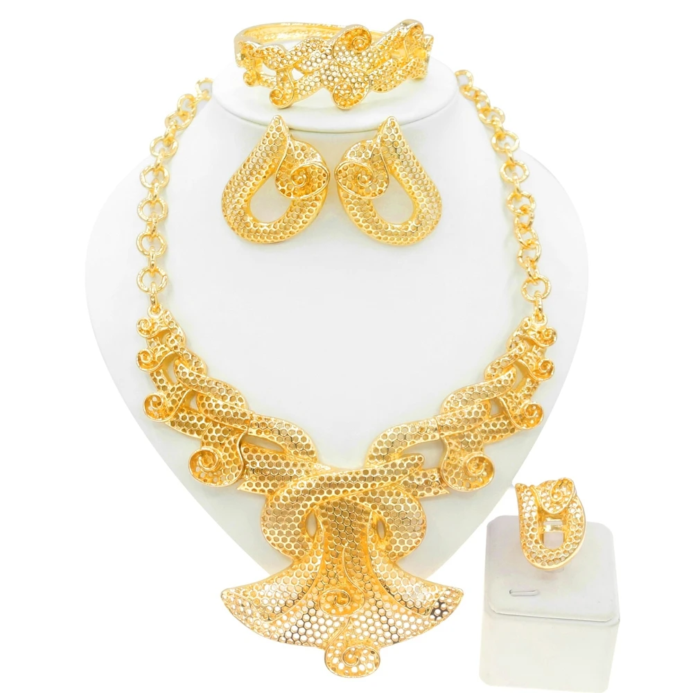 Yulaili جودة عالية 2026 مجموعة مجوهرات رائعة على شكل فراشة وامرأة برازيلية بنات حفلة عيد ميلاد القرط مجموعات مجوهرات