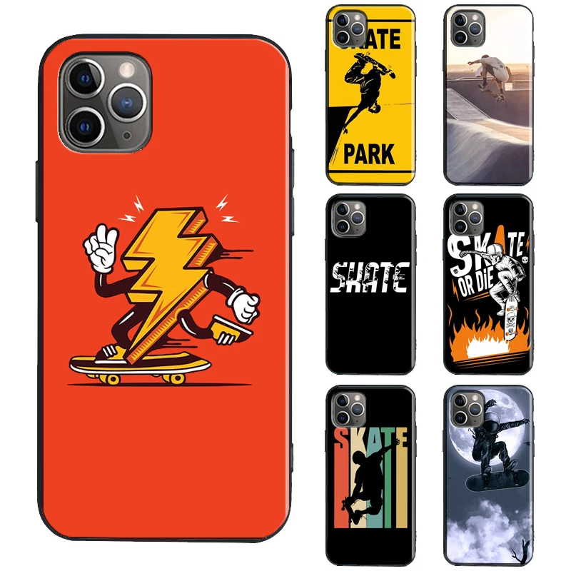 Skate Extreme Sport Case For iPhone 11 14 13 Pro Max SE 2020 6S 8 7 Plus X XR XS Max 12 Pro Max mini Phone Cover