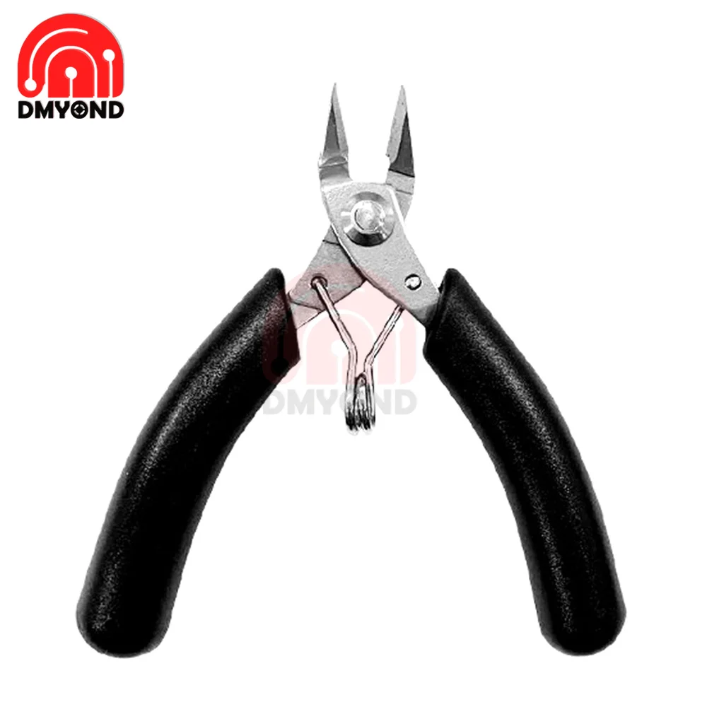 4 Inch Mini Pliers Diagonal Pliers Bent Needle Nipper Nose Pliers Cable Snips Electrical Cutting Pliers Repair DIY Hand Tools