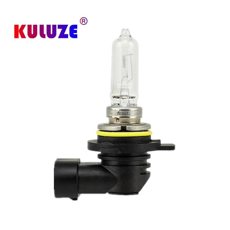 KULUZE 2 PCS 9012 HIR2LL 12V 55W PX22D Clear Car Lights Halogen Bulbs 3500K Auto Headlight Car Head Lamps