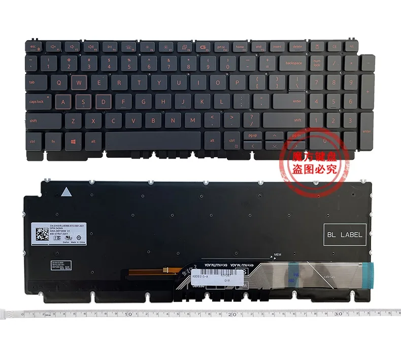 NEW Laptop US Keyboard Backlit for Dell G15 5510 5511 5515 Vostro 5590 5591 English Keyboard Backlight