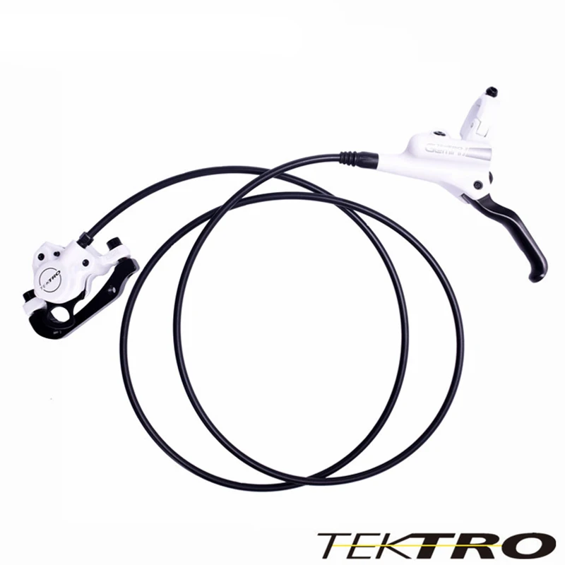 TEKTRO HD-M500 800/1500mm MTB White Hydraulic Disc Brake Set Clamp MTB Front/Rear Brake Caliper  Mountain Bike Brake Parts