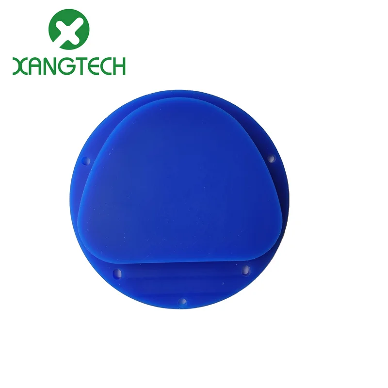 Bloco azul da cera de xangtech 2 pces amann girrbach para o laboratório dental