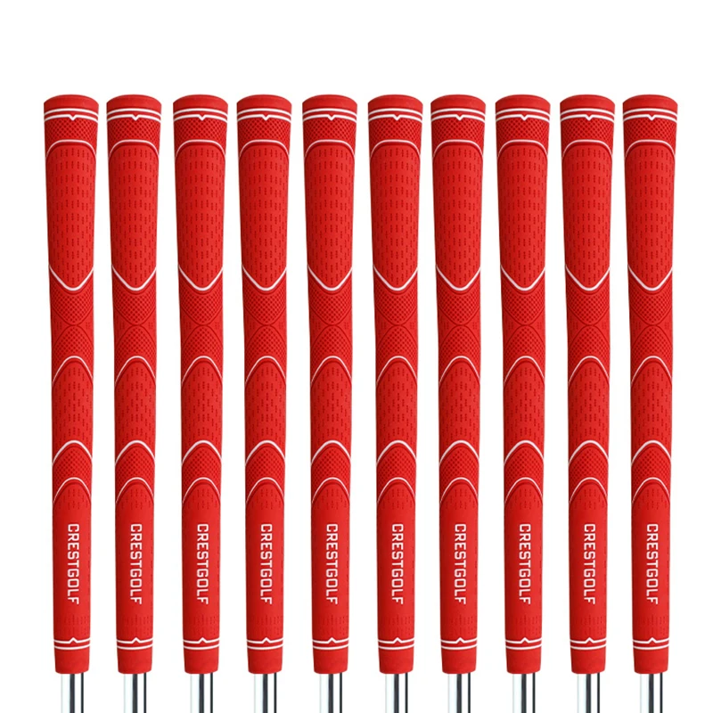 Crestgolf 1pc/10 unidades/pacote mini kids\' borracha clubes de golfe aperto de borracha alta qualidade crianças putter apertos 5 cores equipamentos