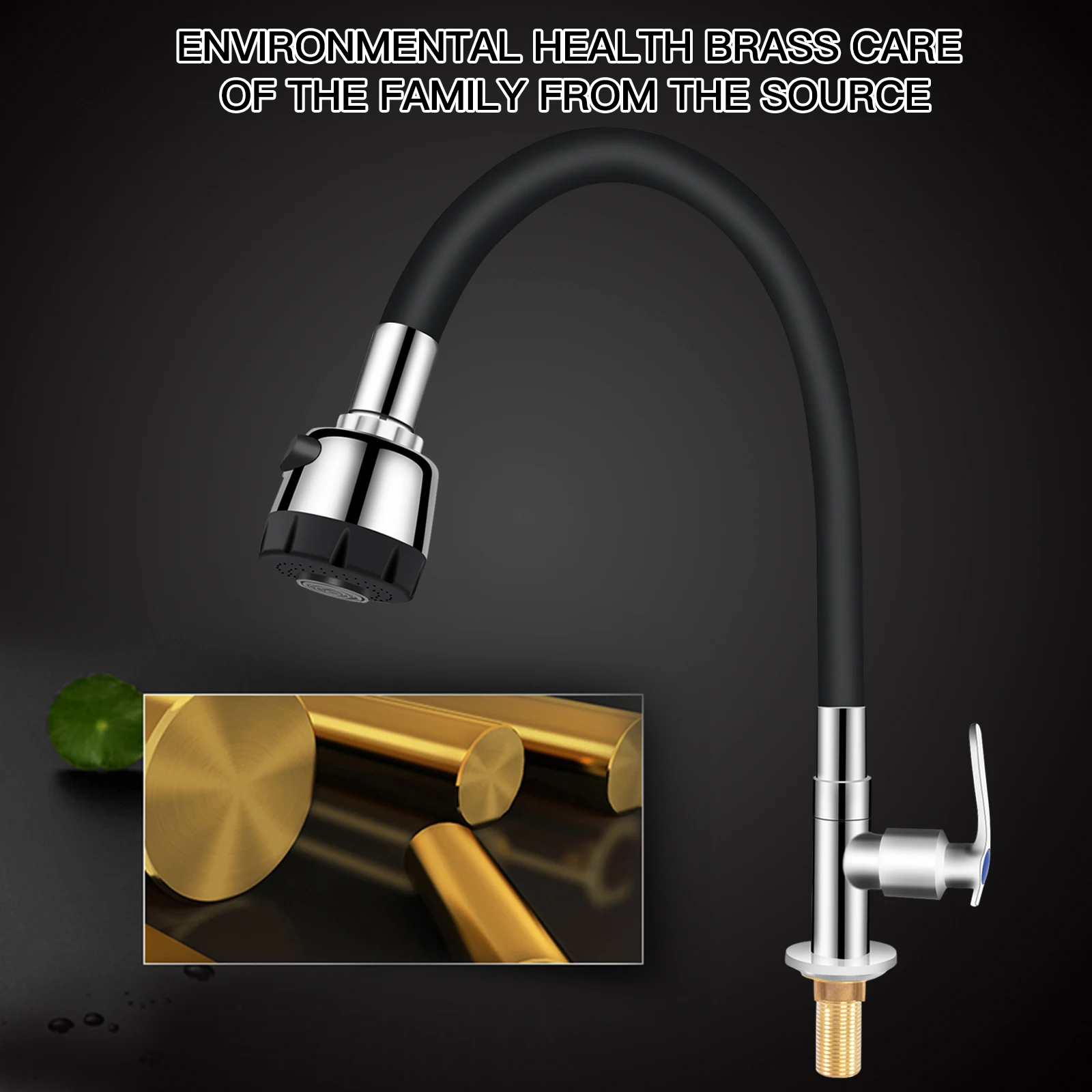 Rubinetto da cucina regolabile rubinetto da cucina girevole a 360 gradi rubinetti per lavabo accessori da cucina rubinetti per doccia
