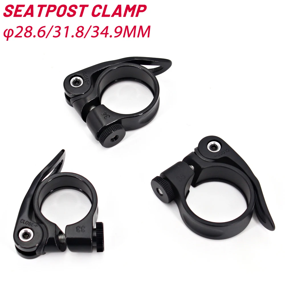

Bike Seat Clamp Cycling Ultralight Aluminum Alloy MTB Mountain Bike Road Bike Saddle Seat Post Clamp Bicycle Parts Accessories