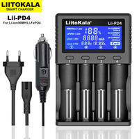 LiitoKala Lii-PD4 Lii-PD2 Lii-402 Lii202 LiiM4S 18650 Charger Universal Smart Charger for 26650 18650 21700 18500 AA AAA battery