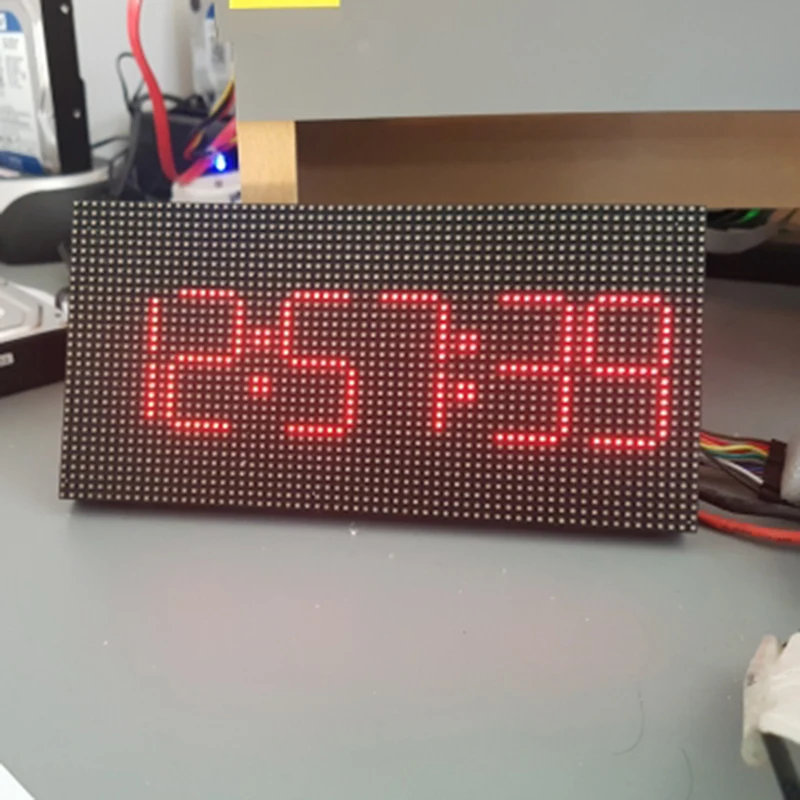 Painel de pixel p3 rgb display hd 64x32 matriz de pontos smd2121 módulo led tela interna parede de vídeo colorida 192x96mm placa de mensagem