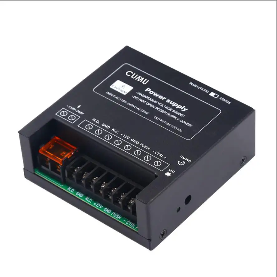 Transformador de control de acceso, cerradura de puerta, interruptor de fuente de alimentación, sistema de Control de acceso, 12VDC, 3A