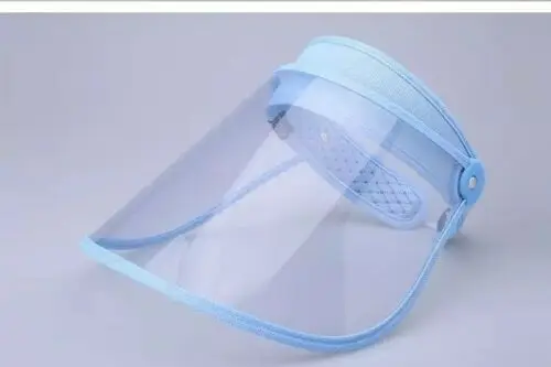 Anti-Saliva Dustproof Mask Transparent PVC Safety Faces Shields Screen Spare Visors For Head Eye Protection dust mask