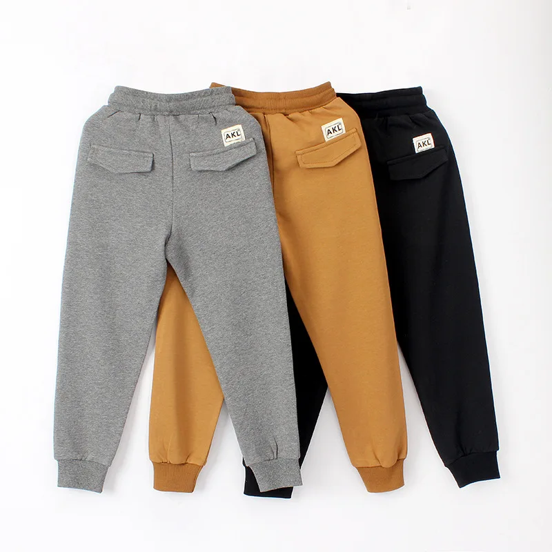 IENENS Kinder Baby Jungen Baumwolle Lose Hosen Sport Kleidung Kinder Trägt Kleinkind Elastische Hosen Böden 5, 6, 7, 8, 9, 10, 11, 12 Jahre – Detail 6