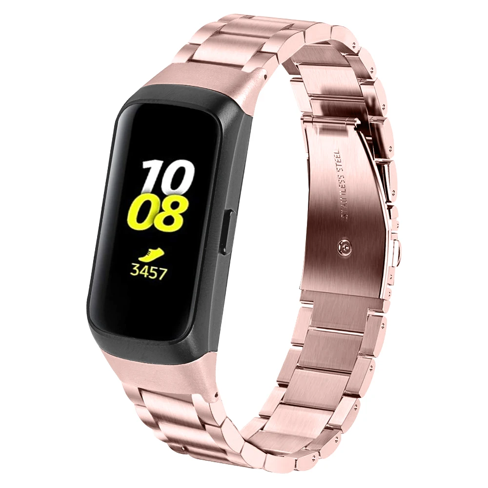 Fashion Stainless Steel Strap Watch Band For Samsung galaxy fit SM-R370 smart Wrist bands Bracelet High Quality Metal Watchstrap