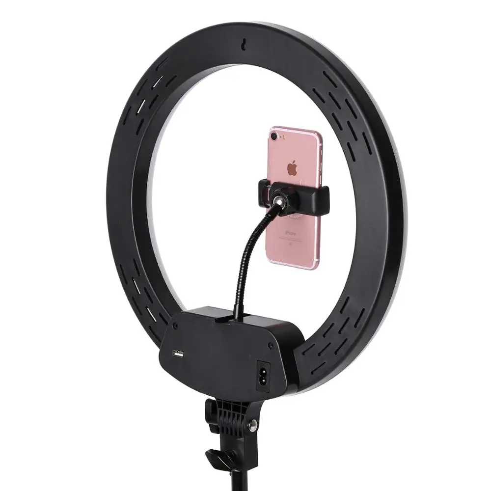 14/18Inch Photo Studio lighting LED Ring Light Bulbs Touch Setting Photography Dimmable Ring Lamp With Tripod for Video,Makeup