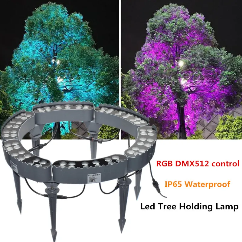 

Outdoor Lamp Post Tree Light Xmas Lights Outdoor Pillar Light Landscape Lighting RGB DMX512 IP65 Waterproof Garden Light 72W