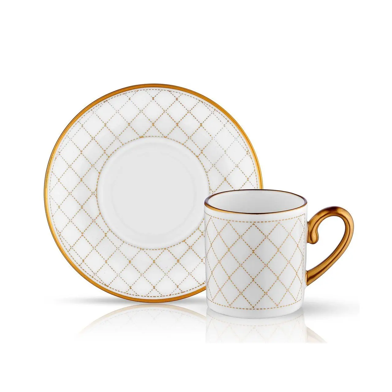 Eva Quilted - Coffee Set of 6 Cup (12 Pcs)