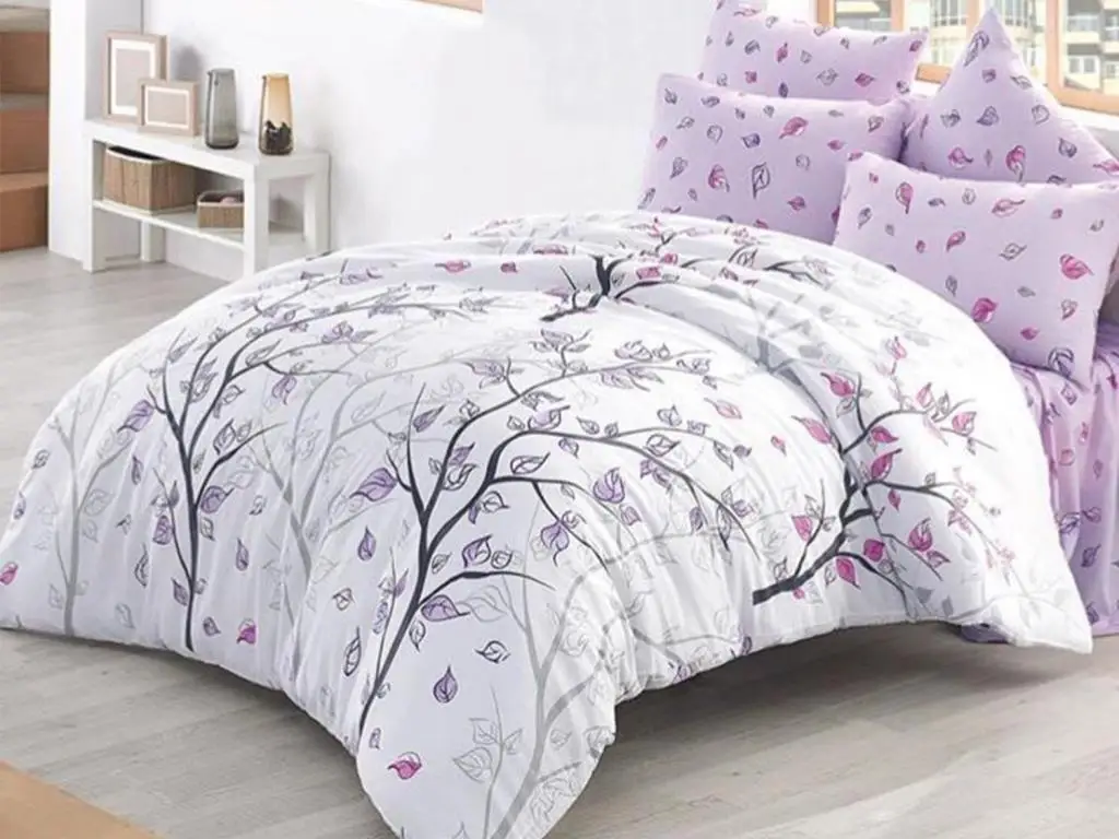 

Land Of dowry Tree Double Personality Duvet cover set Lilac