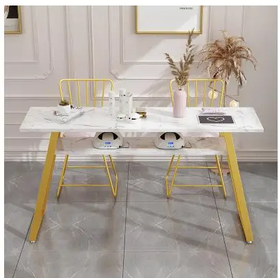 Nail Table Economy Double Single Simple Modern Nail Table And Chair Set Double Nail Store