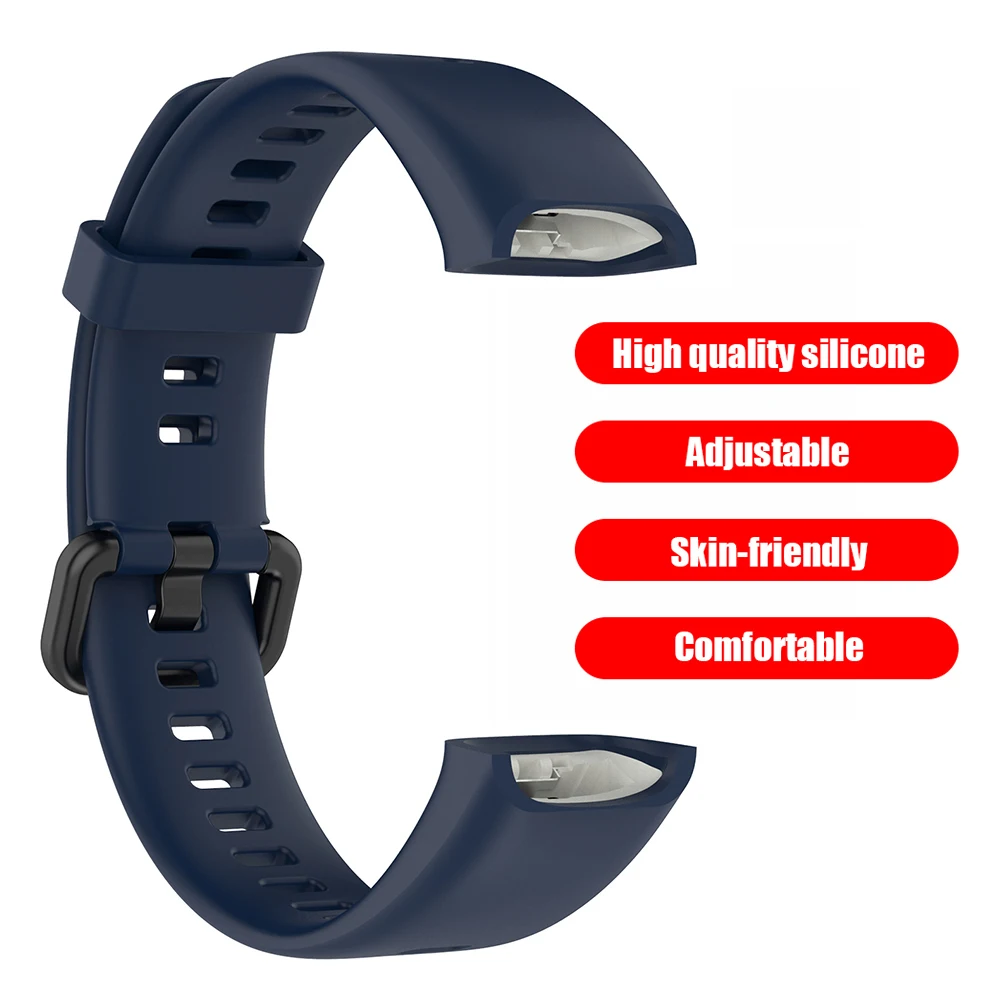 لينة سيليكون حزام (Band) ساعة حزام قابل للتعديل سوار استبدال معصمه ساعة ذكية لهواوي 4/هواوي الشرف 5i اكسسوارات