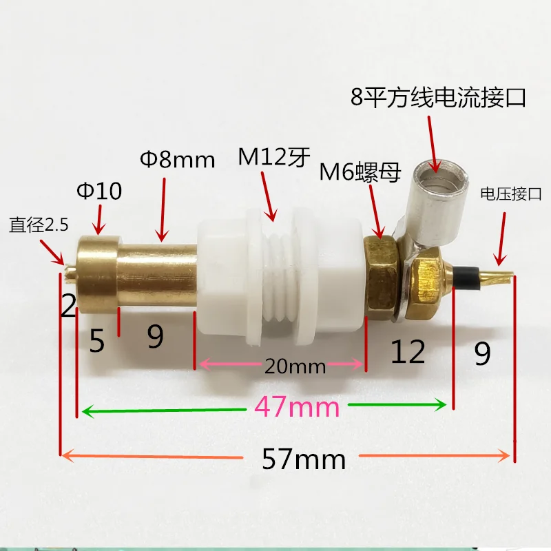 4 - way 18650 Battery Test Stand Probe Thimble Battery Pin Spring Pin Battery Testing Charging Pin Polymer Test