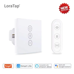 Tuya Smart Life EU WiFi interruptor de cortina de persiana enrollable para persianas eléctricas motorizadas con Control remoto Google Home Aelxa Echo