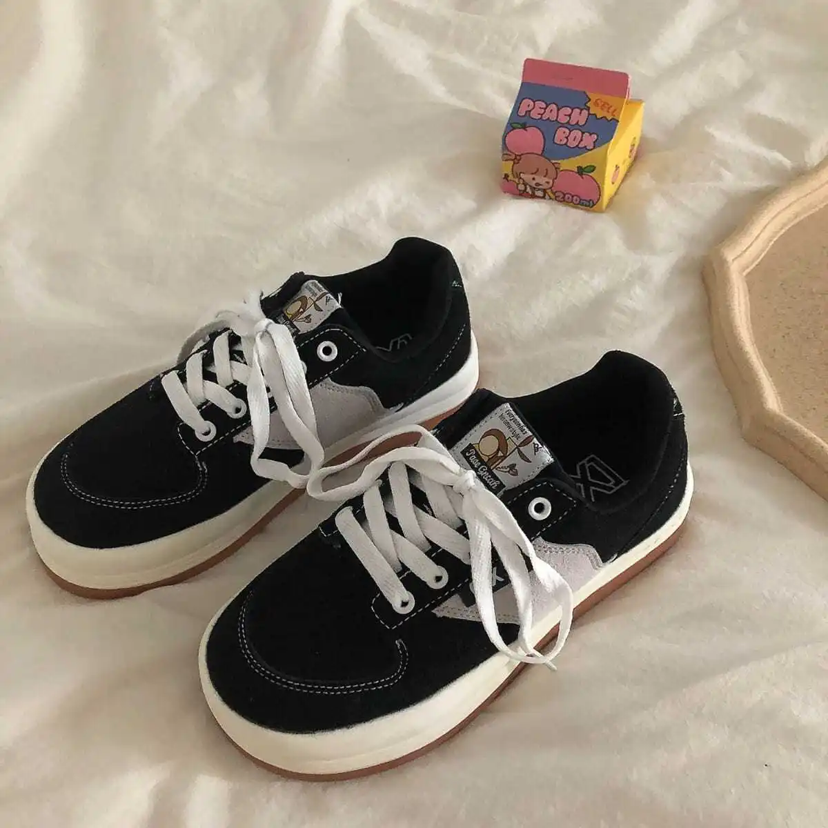 Women's Sports Shoes 2021 New Sports Shoes Lolita Kawaii Retro Shoes Round Head Leisure Platform Spring Autumn Girls' Boots