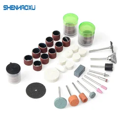 105Pcs Accessoires Rotary Gereedschap Set Schurende Voor Dremel Elektrische Boor Hout Metaal Graveren Snijden Slijpen Carving Polijsten