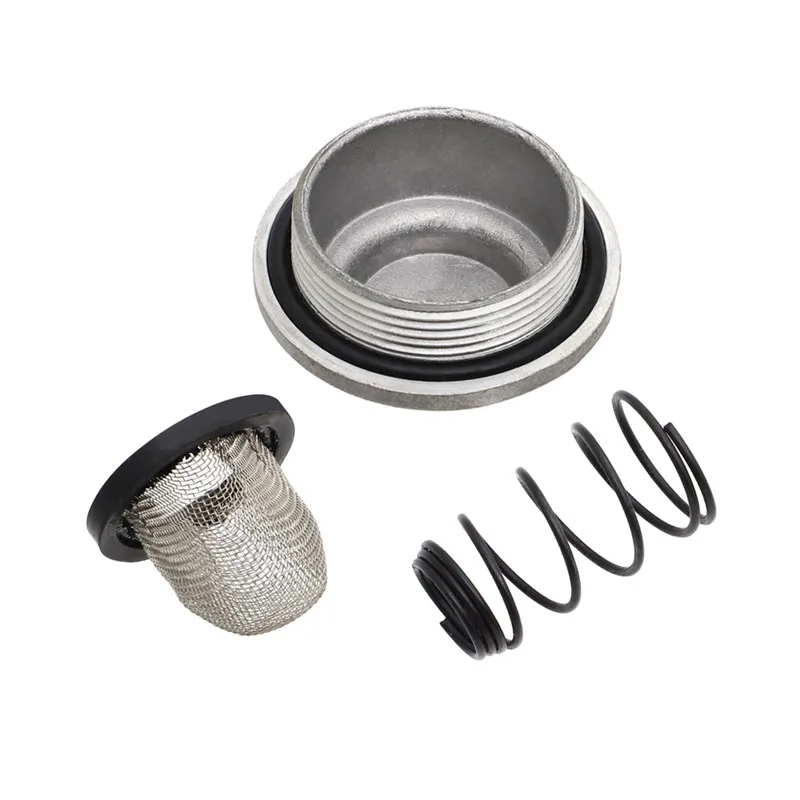Zestaw 3 sztuk dla Honda ATC 185 185S 200 200E 200M ACT200S ACT200X OIL DRAIN PLUG SPRING SCREEN ATC Sitko oleju ATC185 ATC185S
