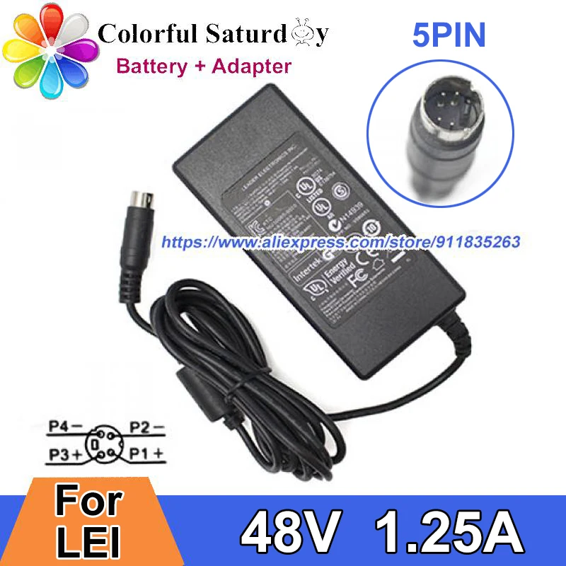 

Original NU60-F480125-I1 Power Adapter 48V 1.25A Charger For NETGEAR GS108P For CISCO SG110D-08HP SWITCH SG110D-08HP SG110-08DHP