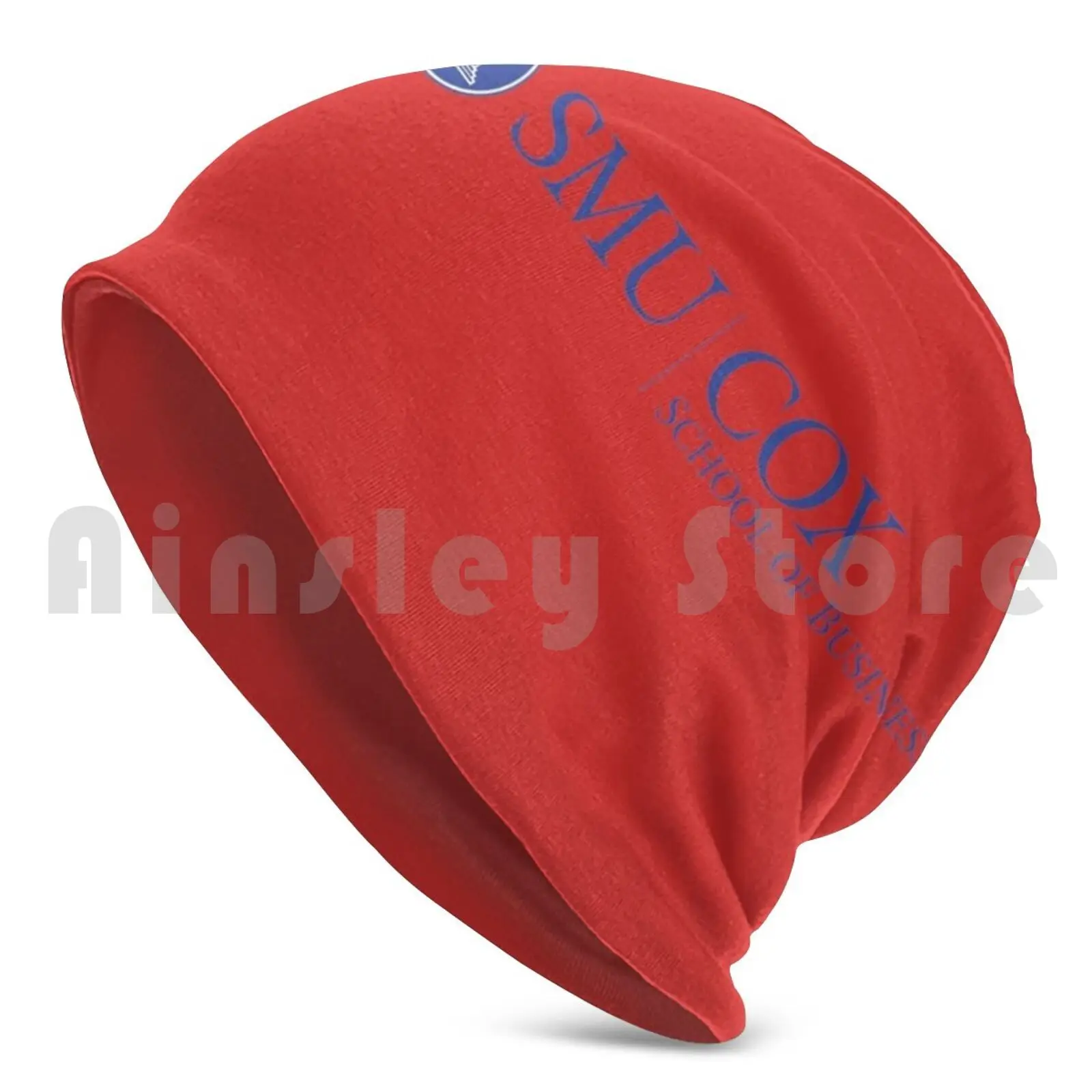 Smu Cox Blue Beanies Knit Hat Hip Hop Smu Cox School Business Southern Methodist University College Blue White