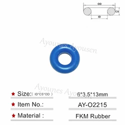 Hurtownie 20 sztuk GDI wtryskiwacz paliwa gumowa uszczelka oring 6*3,5mm dla toyota audi zestawy naprawcze do AY-O2215