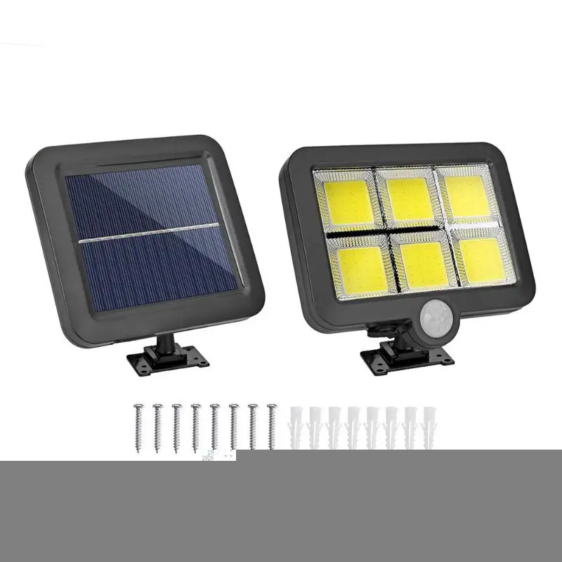 120 LED COB Durable Solar Energy Powered Wall Split Lamp Emergency Waterproof PIR Motion/Infrared Sensor Courtyard Light