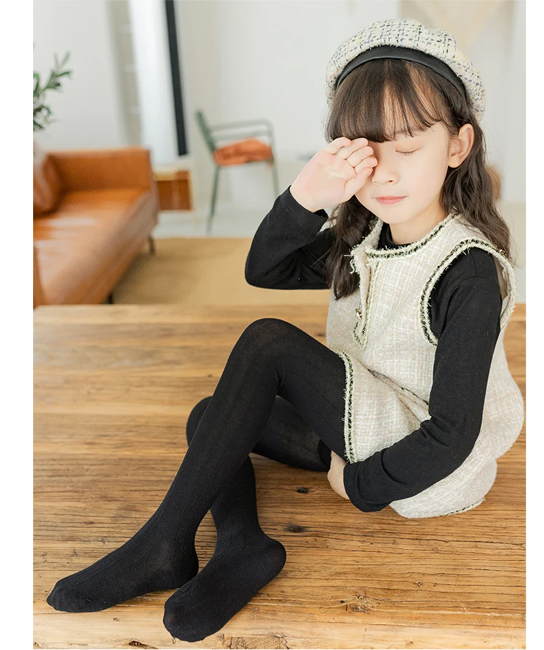 1-12Y Infant Mädchen frühling herbst baumwolle vertikale leggings streifen mehrfarbige baby kind atmungs strumpfhosen Twist kinder strümpfe – Detail 14