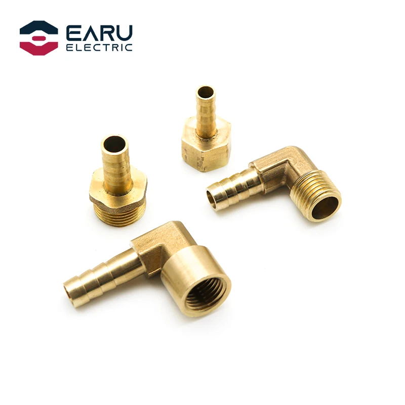 Pagoda connector 6 8 10 12 14mm hose barb connector, hose tail thread 1/8 1/4 3/8 1/2 inch thread (PT)brass water pipe fittings