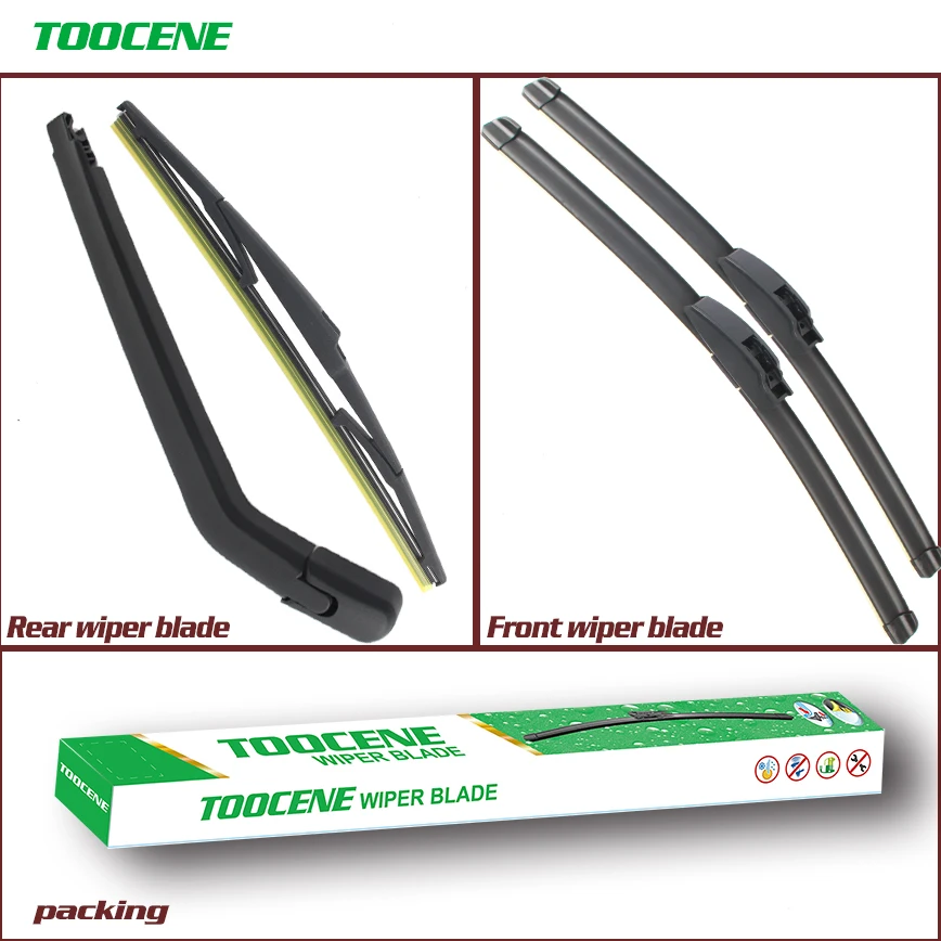 

Front and Rear Wiper Blade For Toyota Corolla 2002-2007 3/5-door Hatchback High quality car Windshield Windscreen wiper