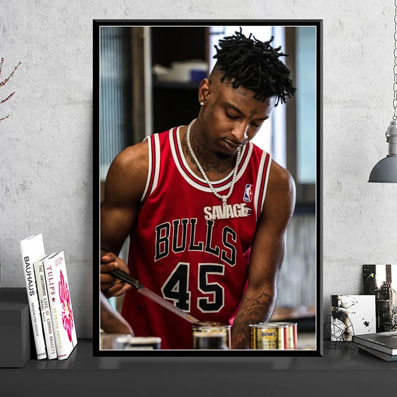 New 21 Savage Issa Rap Music Singer Pop Star Hip Hop Canvas Painting Poster Prints Art Wall Pictures Home Decor quadro cuadros