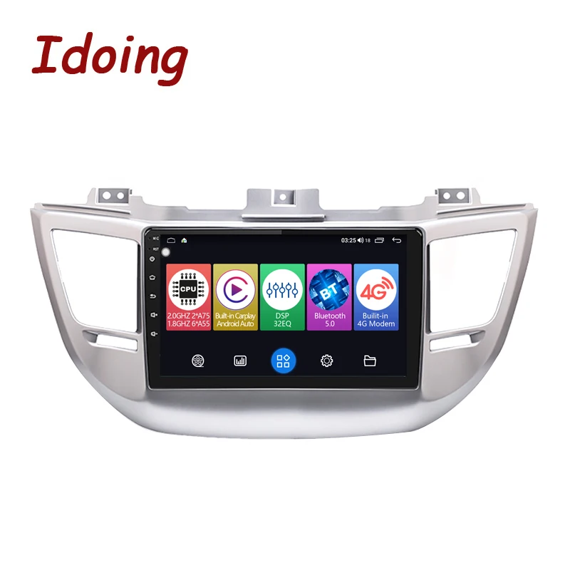 

Idoing 9"Android Auto Head Unit Plug And Play For Hyundai-Tucson 3 IX35 2015-2018 GPS Navigation Car Intelligent System Players