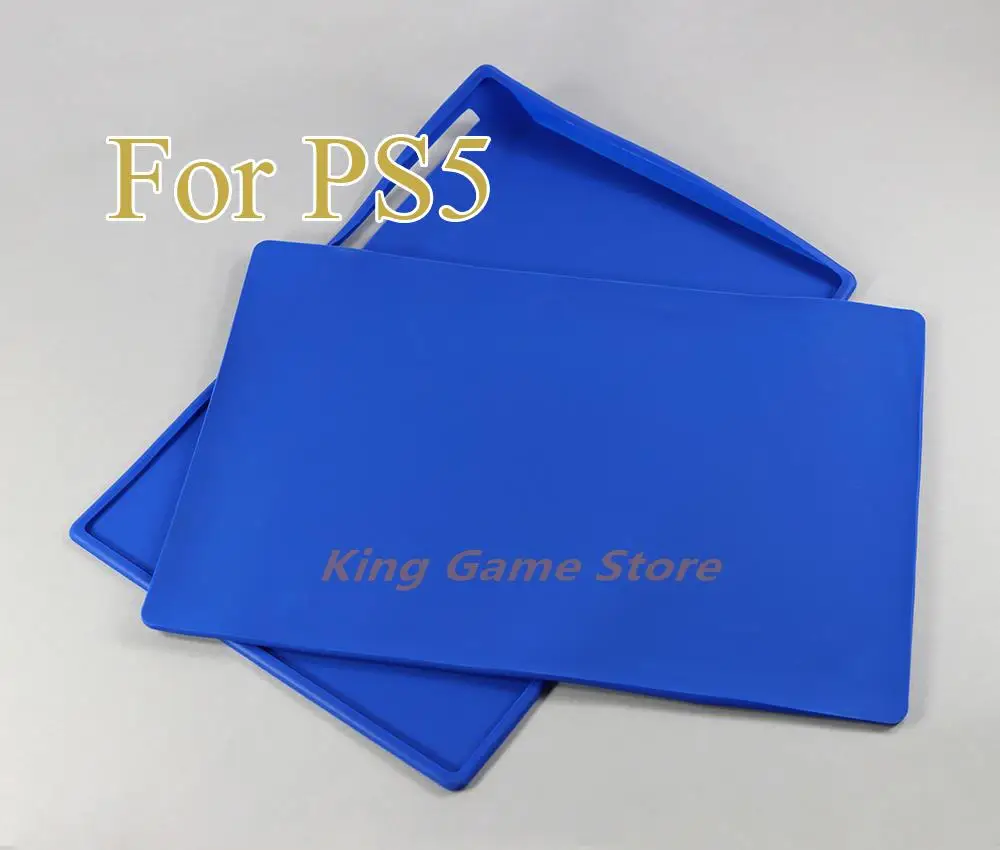 1pc Silisone Case for PlayStation PS5 Console Silicone Cover Dustproof Anti-Scratch Protector Skin Cover Optical Driver Version