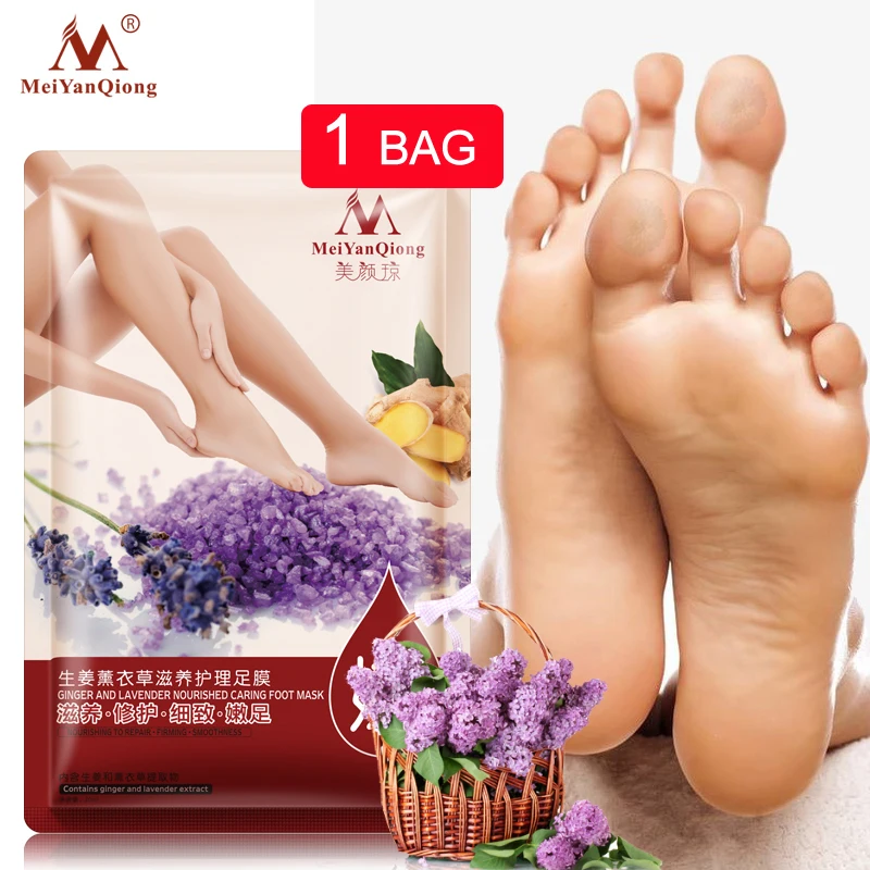 1packs Peeling Feet Mask Exfoliating Socks Baby Care Pedicure Socks Remove Dead Skin Peeling Cuticles Whitening Heel Feet Care